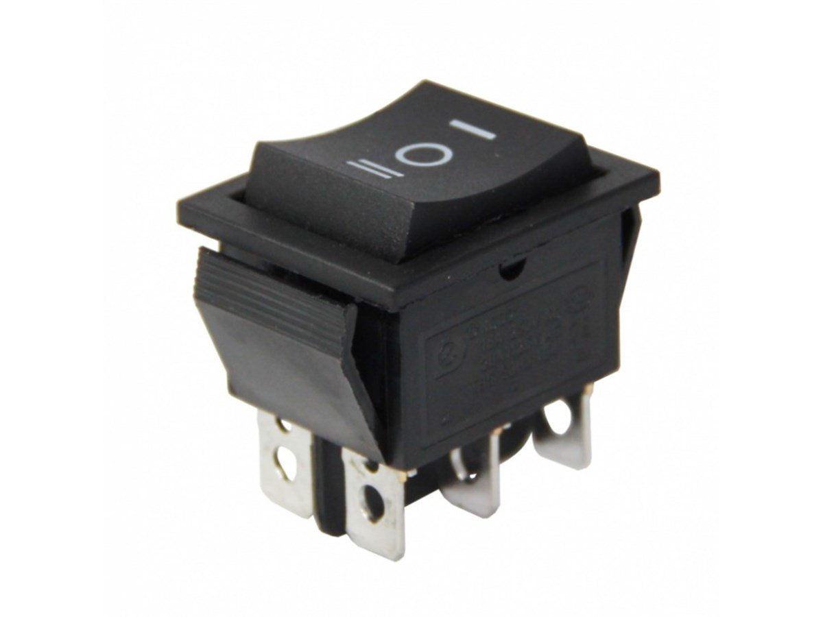 IC110 GENİŞ IŞIKSIZ ANAHTAR ON-OFF-ON 6P YAYLI