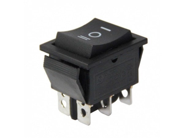 IC110 GENİŞ IŞIKSIZ ANAHTAR ON-OFF-ON 6P YAYLI