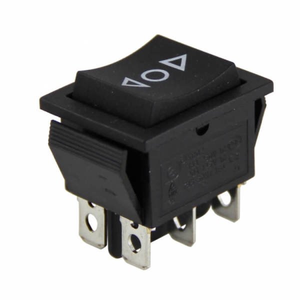 IC111 GENİŞ IŞIKSIZ ANAHTAR ON-OFF-ON 6P OK'LU YAYLI