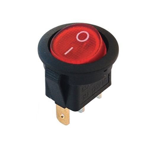 IC131A YUVARLAK IŞIKLI ANAHTAR ON-OFF 3P 12V DC