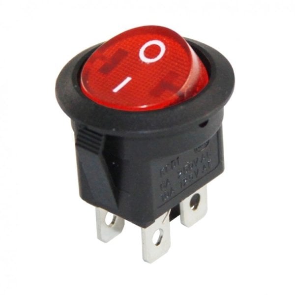 IC131-4 YUVARLAK IŞIKLI ANAHTAR ON-OFF 4P