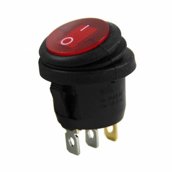 IC131W YUVARLAK IŞIKLI ANAHTAR ON-OFF 3P KÖRÜKLÜ