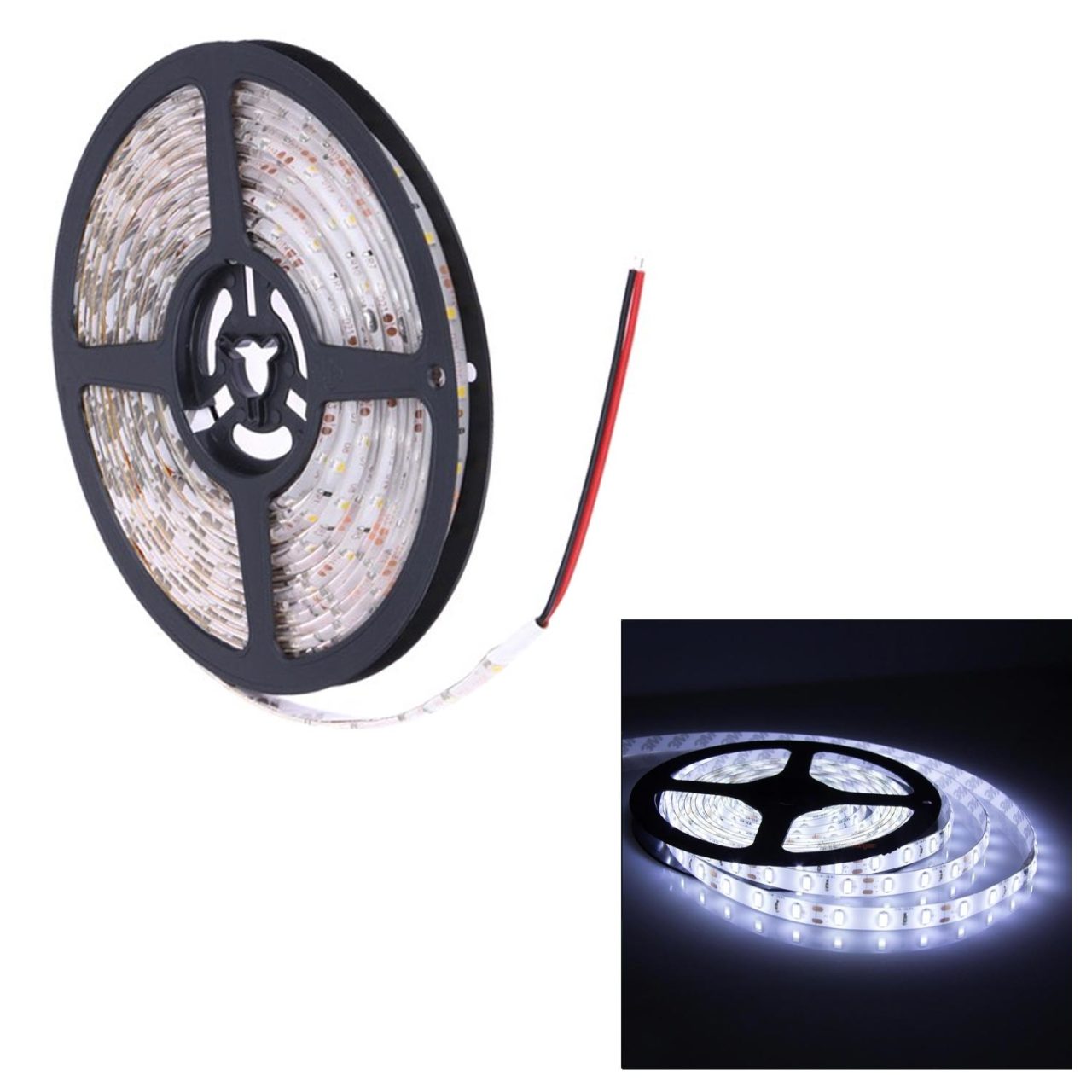 12V TEK ÇİPLİ DIŞ MEKAN IP 65 BEYAZ ŞERİT LED