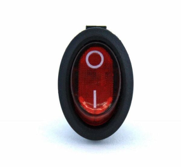IC134B OVAL IŞIKLI ANAHTAR ON-OFF 3P