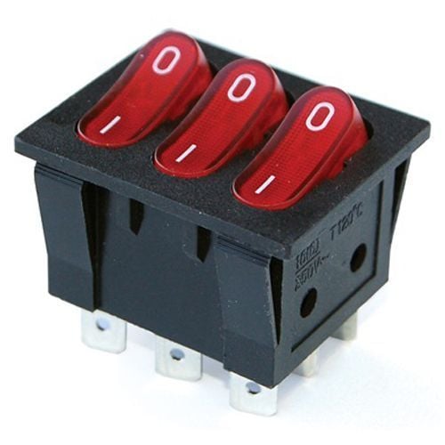 IC135 ÜÇLÜ IŞIKLI ANAHTAR ON-OFF 9P