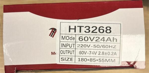 60V 24Ah Elektrikli Bisiklet Şarj Aleti Hızlı Şarj Cihazı LED Göstergeli E-Bike Adaptör