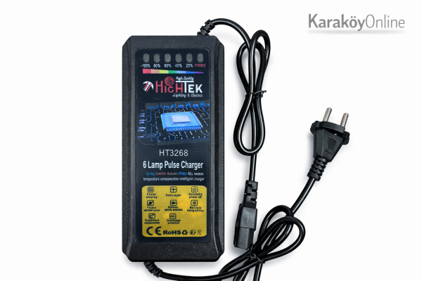 60V 24Ah Elektrikli Bisiklet Şarj Aleti Hızlı Şarj Cihazı LED Göstergeli E-Bike Adaptör