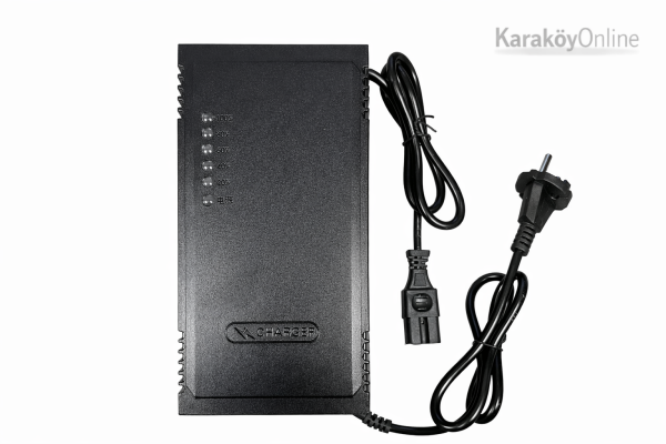 72V 80Ah Elektrikli Bisiklet Şarj Aleti 6 Akülü Uyumlu Hızlı Şarj Cihazı LED Göstergeli E-Bike Adaptör