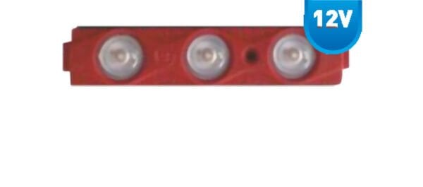12V 1.5W LENSLİ PLUS MODÜL LED KIRMIZI  IP 65