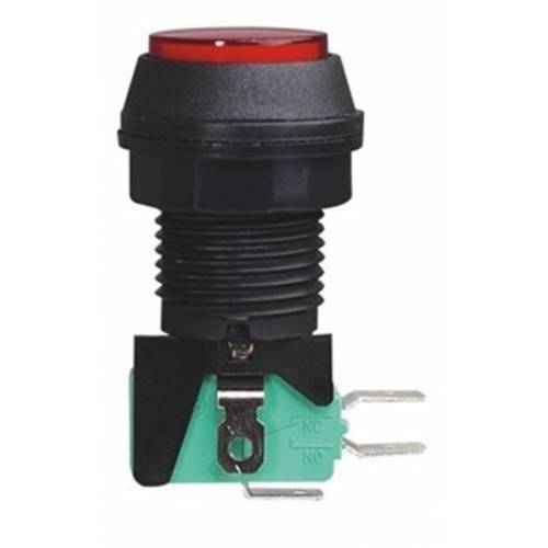 IC180J-1 ATARİ BUTONU 24MM 12V LED (32MM KAFA)