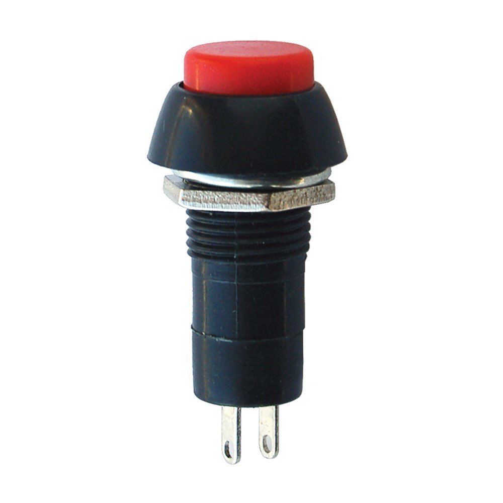 IC185A BUTON PLASTİK (PBS11A) ANAHTARLI KALİTELİ 12MM