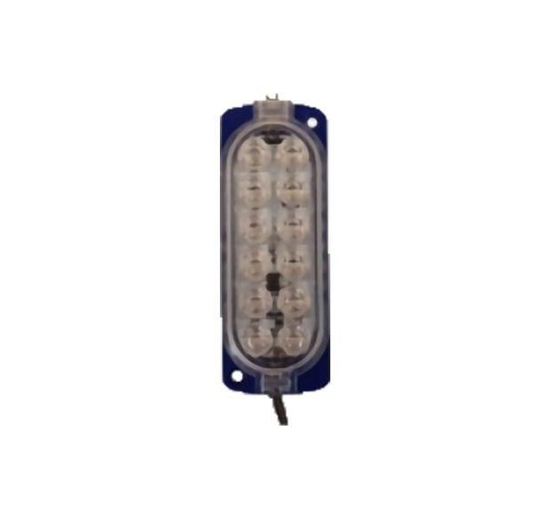 ÇAKAR ANİMASYONLU 12V 12 LEDLİ MODÜL LED IP 65 MAVİ