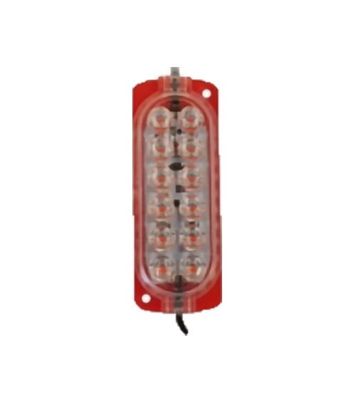 ÇAKAR ANİMASYONLU 12V 12 LEDLİ MODÜL LED IP 65 KIRMIZI