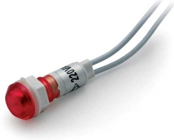 IC227 SİNYAL LAMBASI 10MM PLASTİK KABLOLU 220V