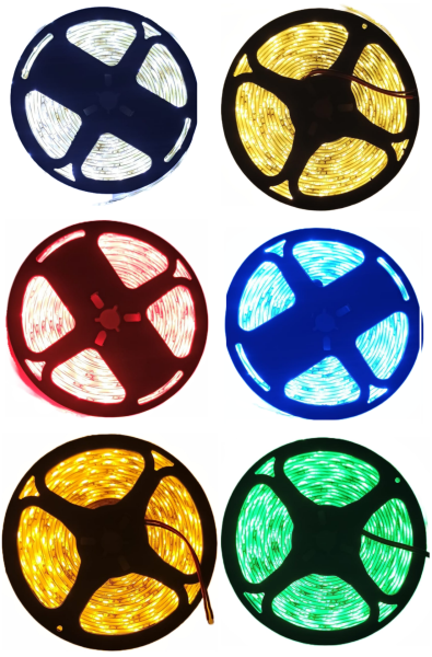 4040 IP65 12 V Double‑PCB Şerit LED – 5 m, Dış Mekan Kullanımı için