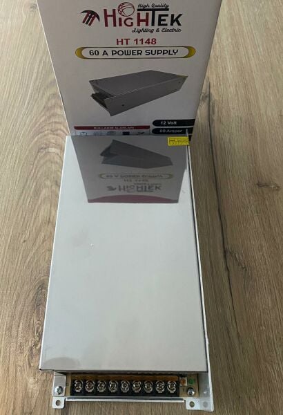 12 V 60 A Metal Kasa Trafo – 720 W, Güçlü & Kararlı Güç Kaynağı