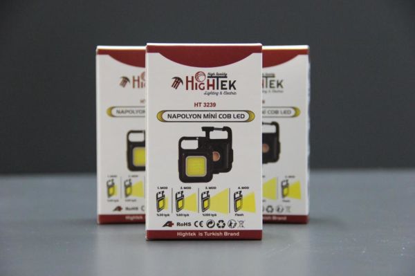 Napolyon Mini COB LED El Feneri – Taşınabilir, Güçlü ve Pratik Işık Kaynağı