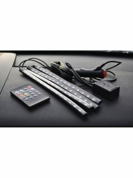 Ayak Altı Led Sese Duyarlı Kumandalı RGB Çakmaklık Girişli