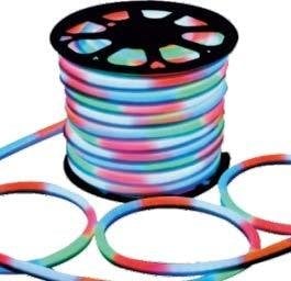 14X25 MM 120 LED DEKORATİF ESNEK KALIN NEON LED IP 65 220V RGB 50MT
