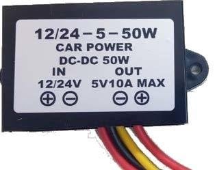 PLASTİK KASA KONVERTÖR 12/24-5V 10A