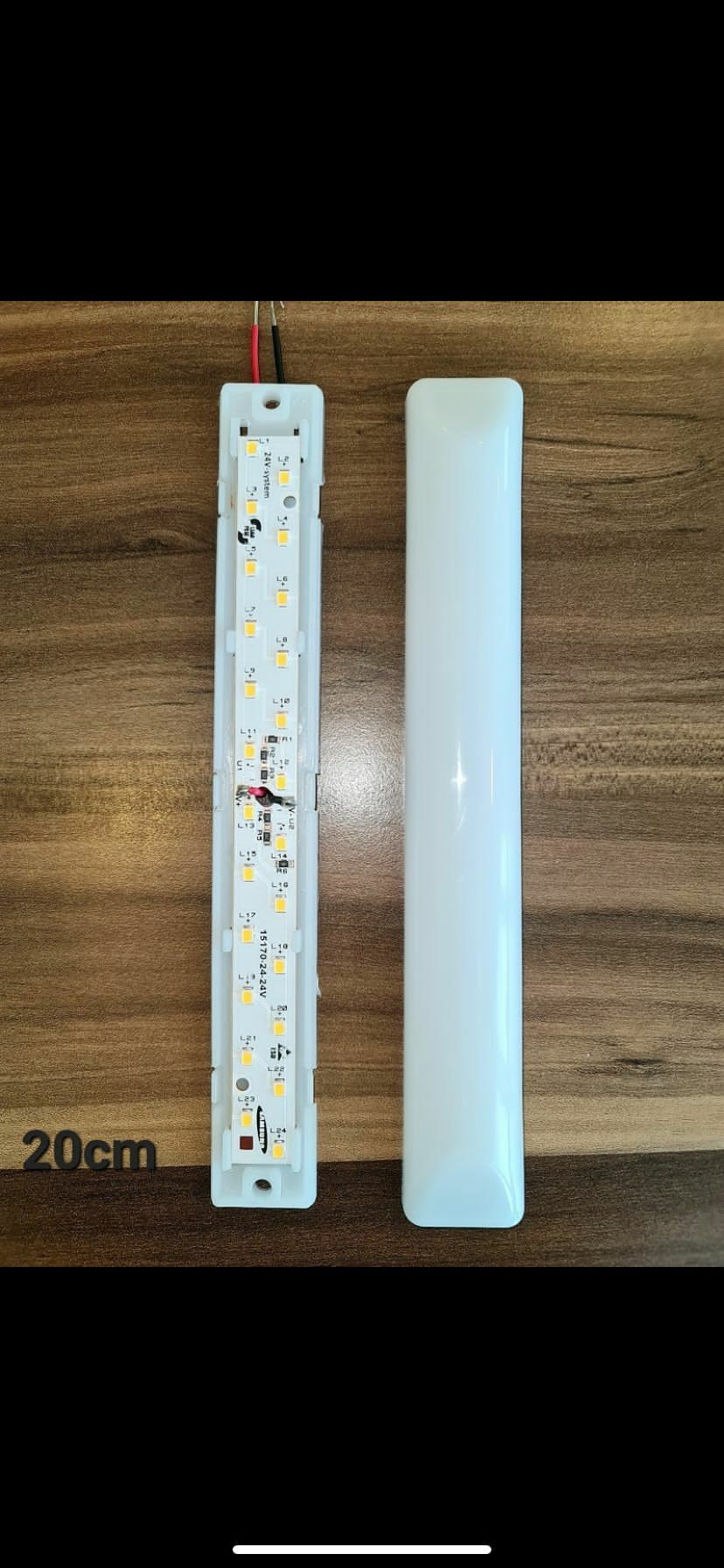 20 cm Yatay Tente LED Spot – 3 W, 12/24 V, Samsung LED, Çok Renk Seçeneği