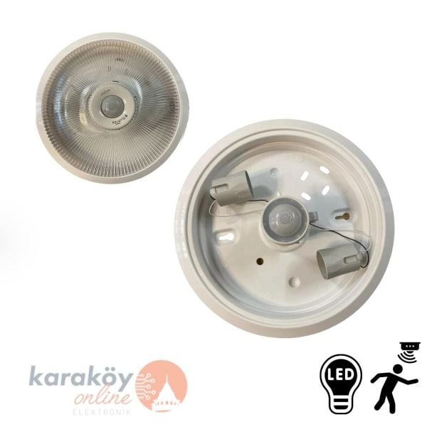 Hareket Sensörlü Tavan LED Armatürü 360°